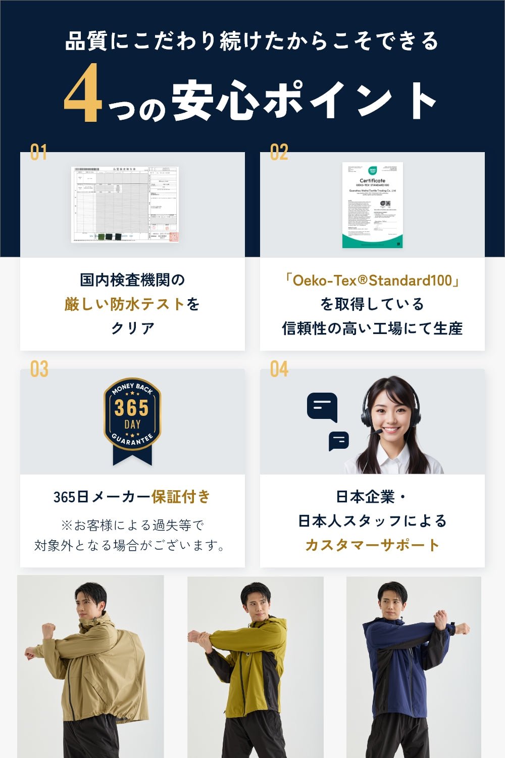 リュックインレインウェア [BE132] - BENQUE - store