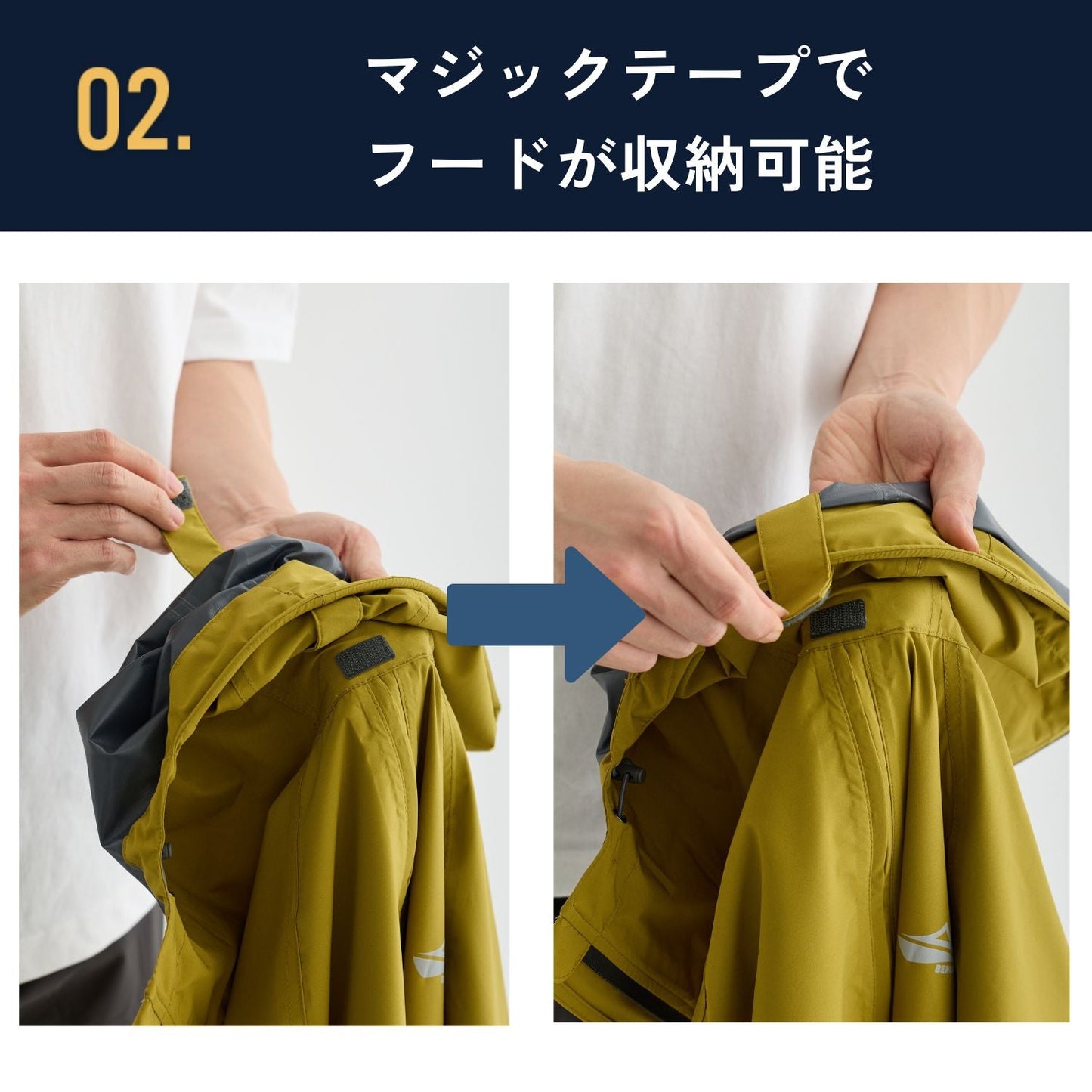 自転車用レインウェア上下 [BE133] - BENQUE - store