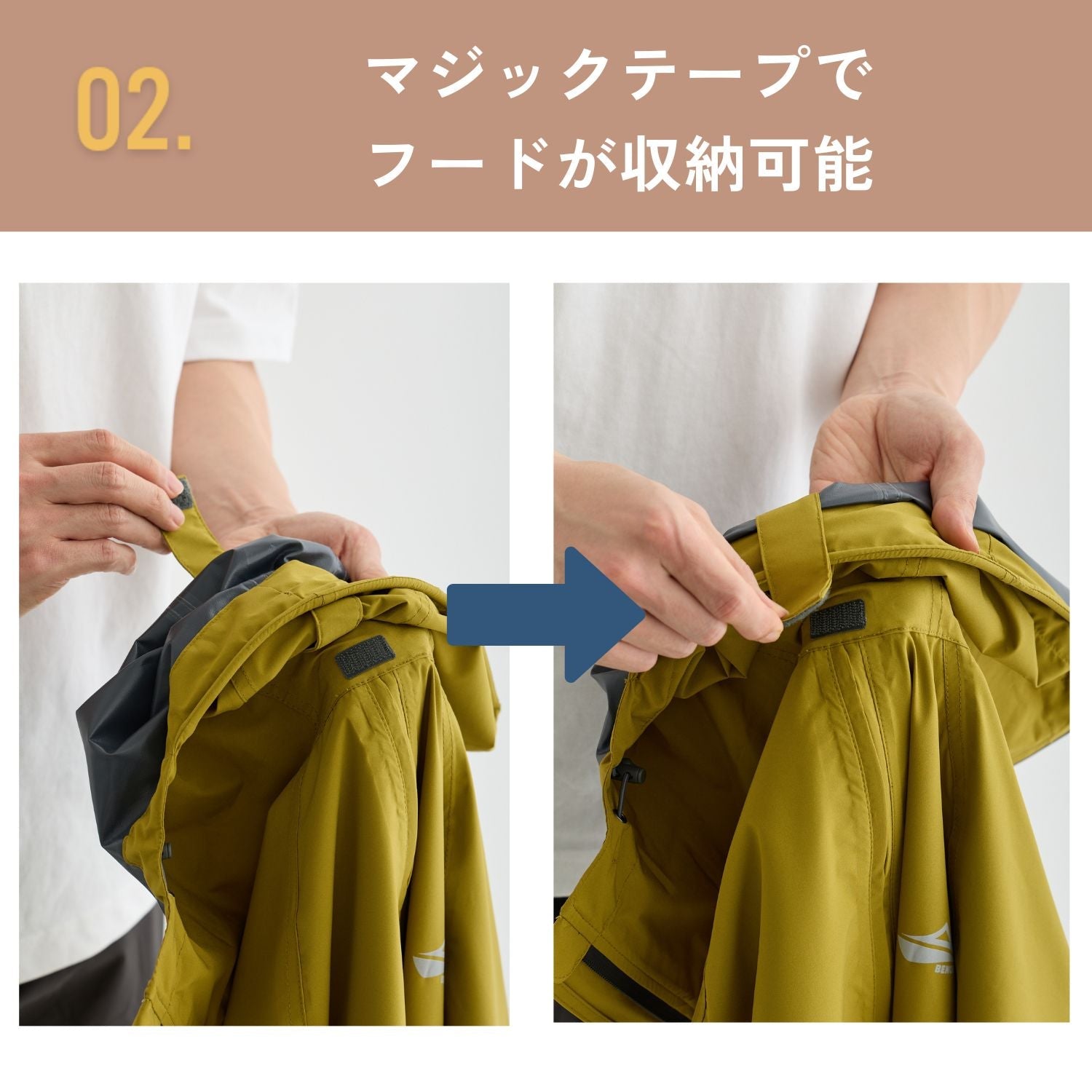 リュックインレインウェア上下レディース [BE134] - BENQUE - store