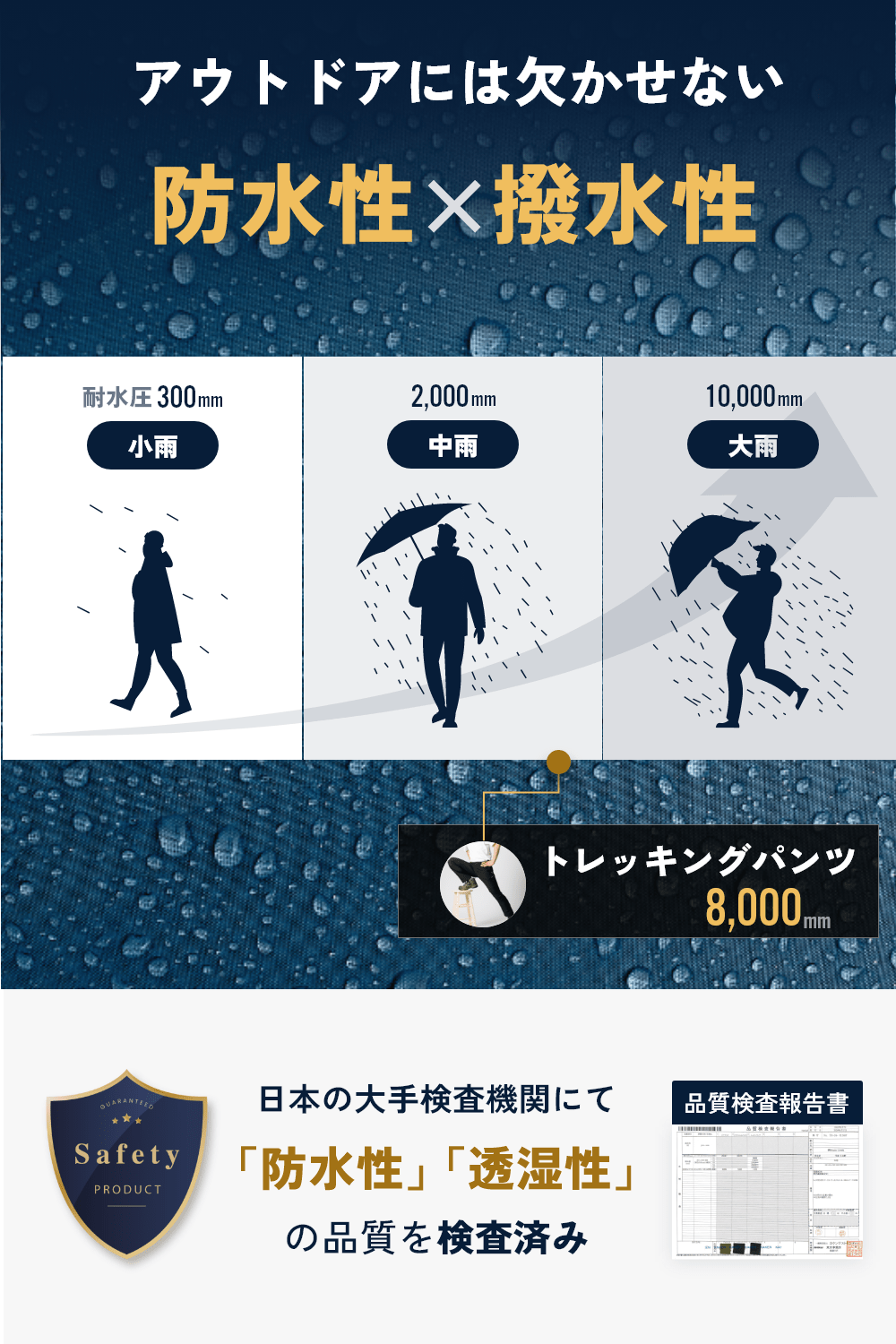 トレッキングパンツ [BE84] - BENQUE - store